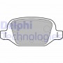 LP1678 DELPHI Комплект гальмівних колодок дисковий гальм