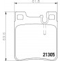 8DB 355 007-581 HELLA Комплект гальмівних колодок, дискове гальмо