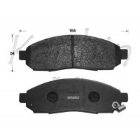 FK1267 KAISHIN Комплект гальмівних колодок дисковий гальм