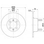 MDC184 MINTEX Гальмівний диск