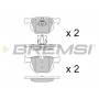 BP3102 BREMSI Комплект гальмівних колодок дисковий гальм