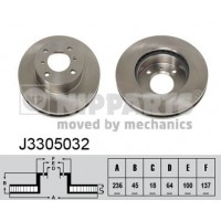 J3305032 NIPPARTS Гальмівний диск