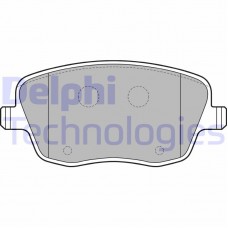 LP1728 DELPHI Комплект гальмівних колодок дисковий гальм