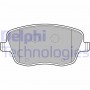 LP1728 DELPHI Комплект гальмівних колодок дисковий гальм
