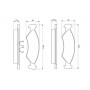 0 986 468 570 BOSCH КомплеК т гальмівних колодок, дискове гальмо