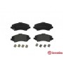 P 11 022 BREMBO Комплект гальмівних колодок дисковий гальм