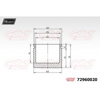 72960020 MAXTECH Поршень корпус скоби гальма