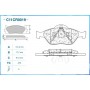C11CR0019 CWORKS Комплект гальмівних колодок дисковий гальм