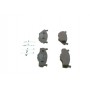 0 986 468 871 BOSCH КомплеК т гальмівних колодок, дискове гальмо