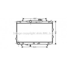 KAA2074 AVA QUALITY COOLING Радіатор охолодження двигуна