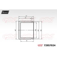 72957024 MAXTECH Поршень корпус скоби гальма