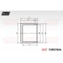 72957024 MAXTECH Поршень корпус скоби гальма