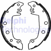 LS1721 DELPHI Комплект гальмівних колодок