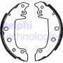 LS1721 DELPHI Комплект гальмівних колодок