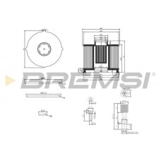 FE0040 BREMSI Паливний фільтр