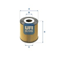 25.052.00 UFI Масляний фільтр