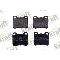 6011020 KRAFT AUTOMOTIVE Комплект гальмівних колодок дисковий гальм