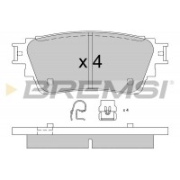 BP3826 BREMSI Комплект гальмівних колодок дисковий гальм