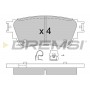BP3826 BREMSI Комплект гальмівних колодок дисковий гальм