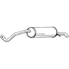 281-897 BOSAL Глушник вихлопних газів кінцевий