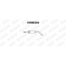 VW80304 VENEPORTE Предглушник вихлопних газів