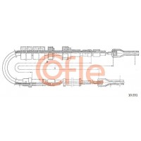 10.551 COFLE Тросик, cтояночный тормоз