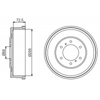 0 986 477 215 BOSCH Гальмівний барабан
