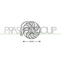 AD016F001 PRASCO Вентилятор охолодження двигуна