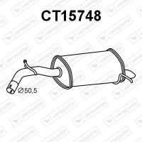 CT15748 VENEPORTE Глушник вихлопних газів кінцевий