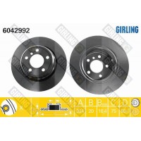 6042992 GIRLING Гальмівний диск
