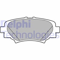 LP2702 DELPHI КомплеК т гальмівних колодок, дискове гальмо