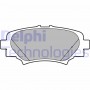LP2702 DELPHI КомплеК т гальмівних колодок, дискове гальмо