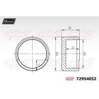 72954052 MAXTECH Поршень корпус скоби гальма