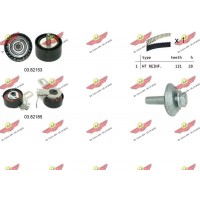 04.5476 AUTOKIT Комплект ременя ГРМ