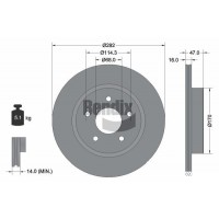 BDS1549 BENDIX Braking Гальмівний диск
