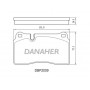 DBP2009 DANAHER Комплект гальмівних колодок дисковий гальм