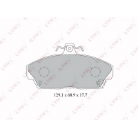 BD-3426 LYNXauto Комплект гальмівних колодок дисковий гальм