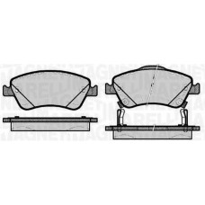 363916060664 MAGNETI MARELLI Комплект гальмівних колодок дисковий гальм