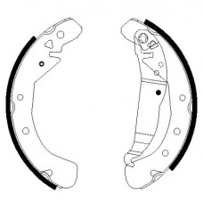 8DB 355 022-491 HELLA PAGID Комплект гальмівних колодок