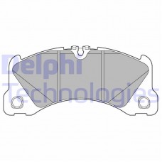 LP3612 DELPHI Комплект гальмівних колодок дисковий гальм