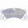 LP3612 DELPHI Комплект гальмівних колодок дисковий гальм