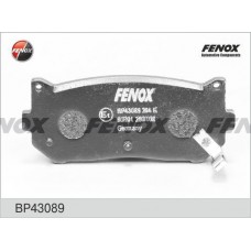 BP43089 FENOX Комплект гальмівних колодок дисковий гальм