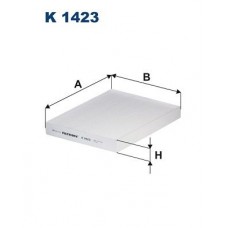 K 1423 FILTRON Фільтр повітря у внутрішньому просторі