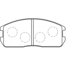 FP0299 FIT Комплект гальмівних колодок дисковий гальм