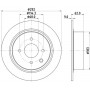 8DD 355 122-981 HELLA PAGID Гальмівний диск