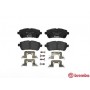 P 24 072 BREMBO Комплект гальмівних колодок дисковий гальм