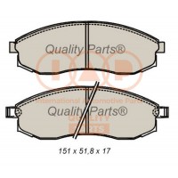 704-13099 IAP QUALITY PARTS Комплект гальмівних колодок дисковий гальм
