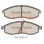 704-13099 IAP QUALITY PARTS Комплект гальмівних колодок дисковий гальм