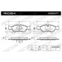 402B0077 RIDEX КомплеК т гальмівних колодок, дискове гальмо