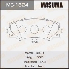 MS-1524 MASUMA Комплект гальмівних колодок